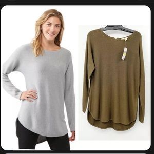 Michael Kors knit sweater with back zipper